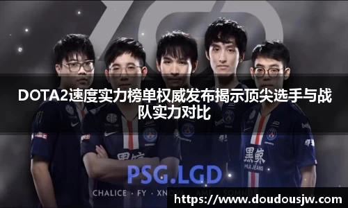 DOTA2速度实力榜单权威发布揭示顶尖选手与战队实力对比